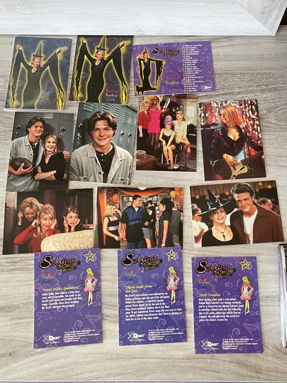 Sabrina The Teenage Witch Trading Cards 1999